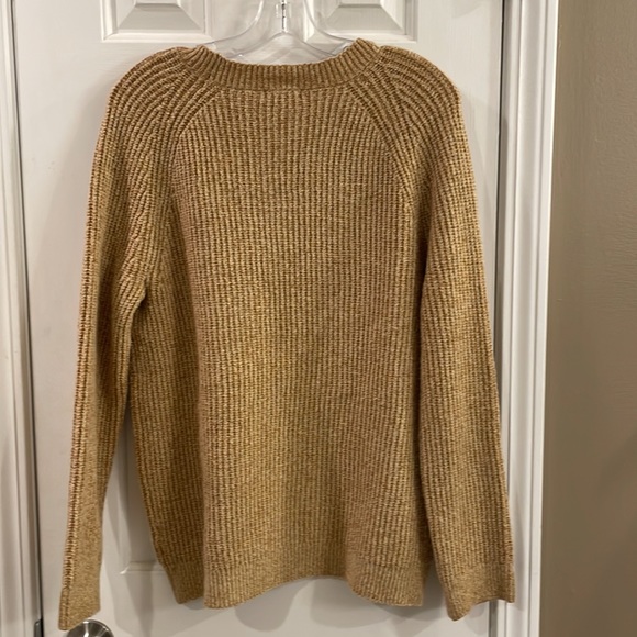 BP (Nordstrom) Heavyweight Crewneck Sweater Wheat - M - Picture 4 of 5